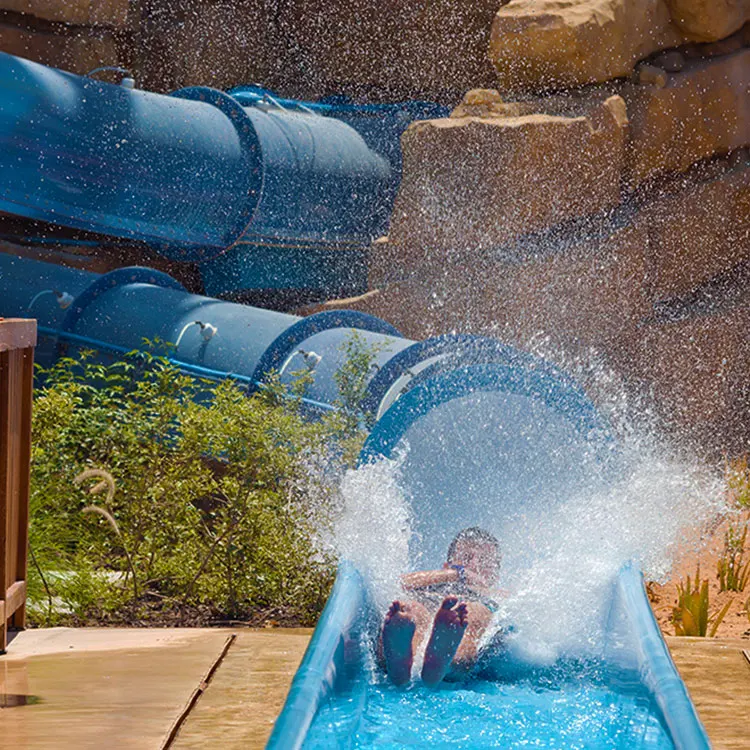 Factory Wholesales Aqua Loop Fiberglass Water Park Slide For Amusement Park