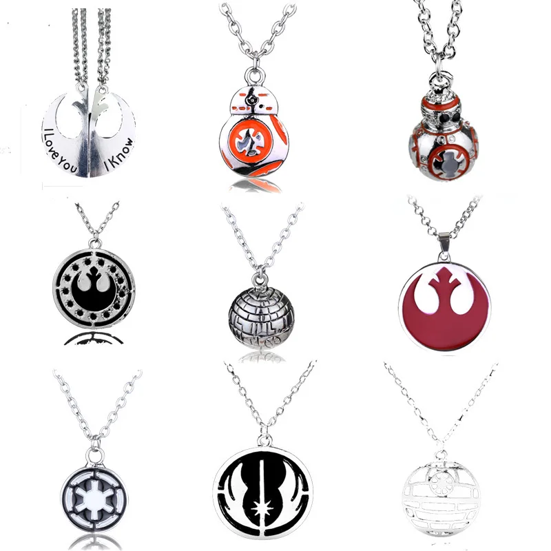 Movie Necklace Star WA Metal Alloy Pendant Chains For women and men