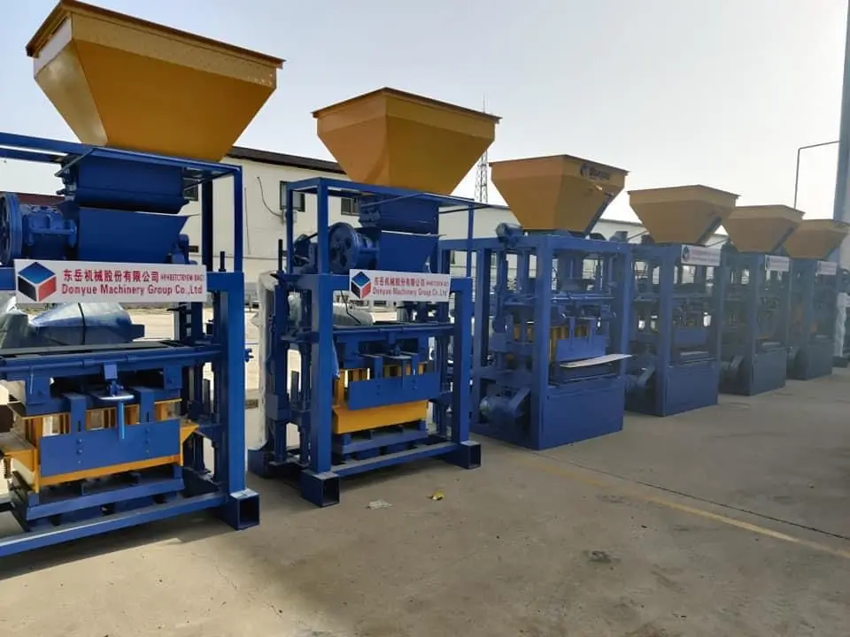 QT40-1 Good business ideas with small investment concrete interlock cement block making machine brick molding machine