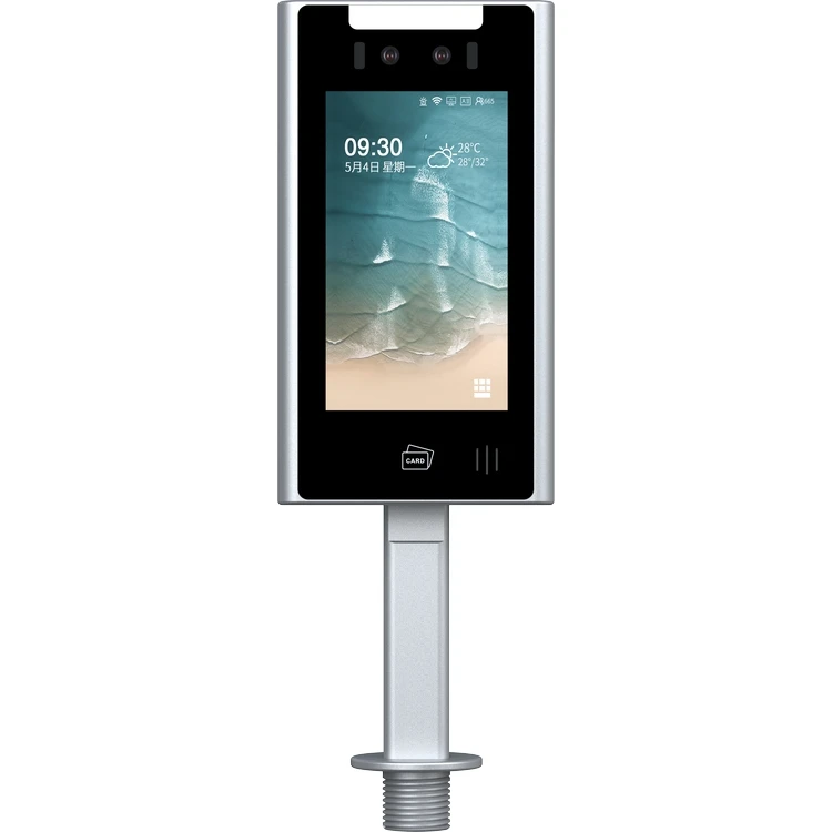 SDK IP Biometric AI Face Recognition Terminal Temperature Measurement Machine Facial Recognition