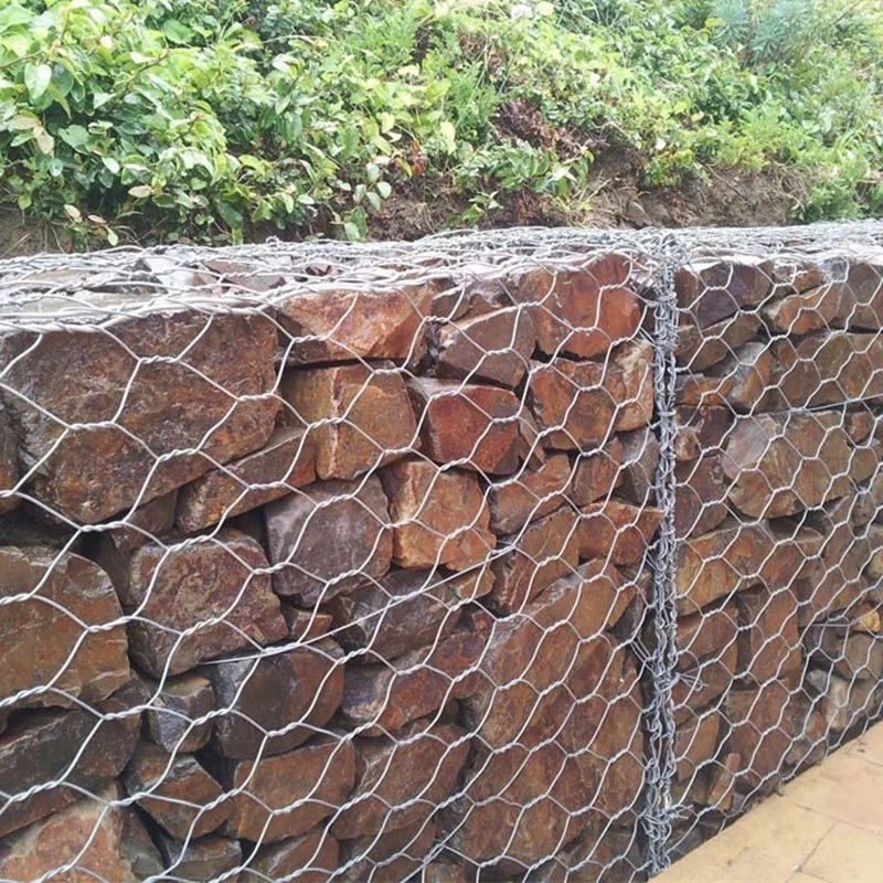 Chicken Gabion Plastic Galvanized Triple Torsion / Hexagonal Wire Mes  Hexagonal wire Rockfall Netting(china  manufacture)