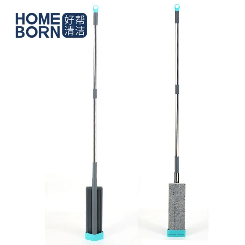 Xingtai magic household floor cleaning wash flat hand free mop new microfiber wet and dry flat