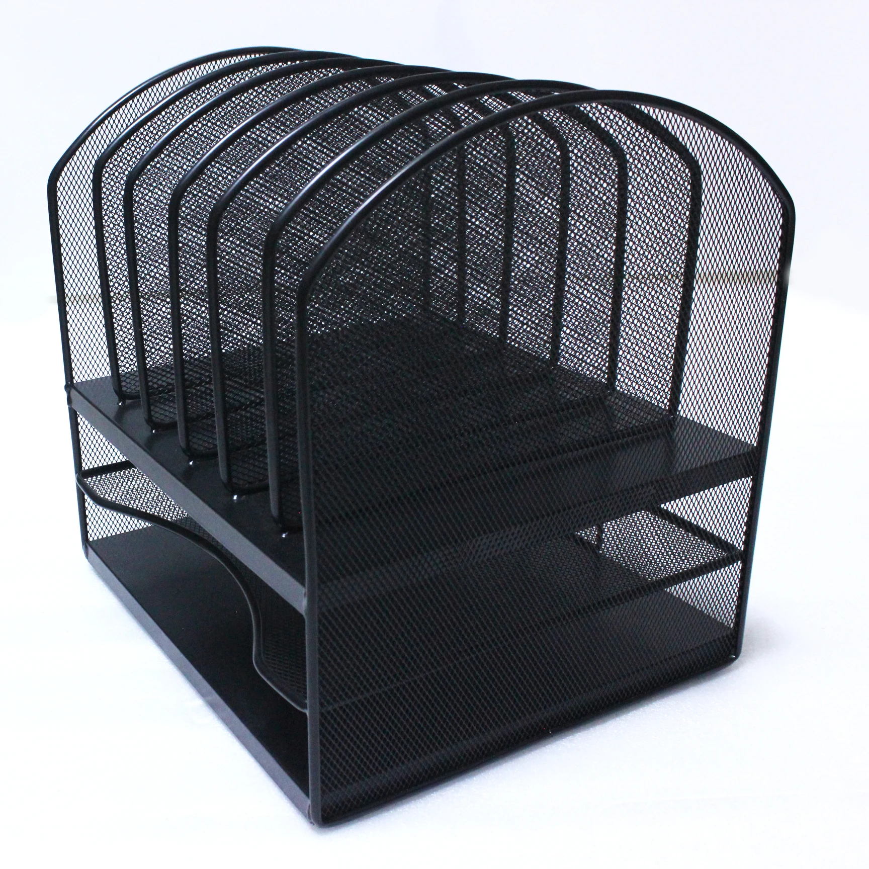 
Combination of office supplies Metal grid multi-layer file organization box Color customization 