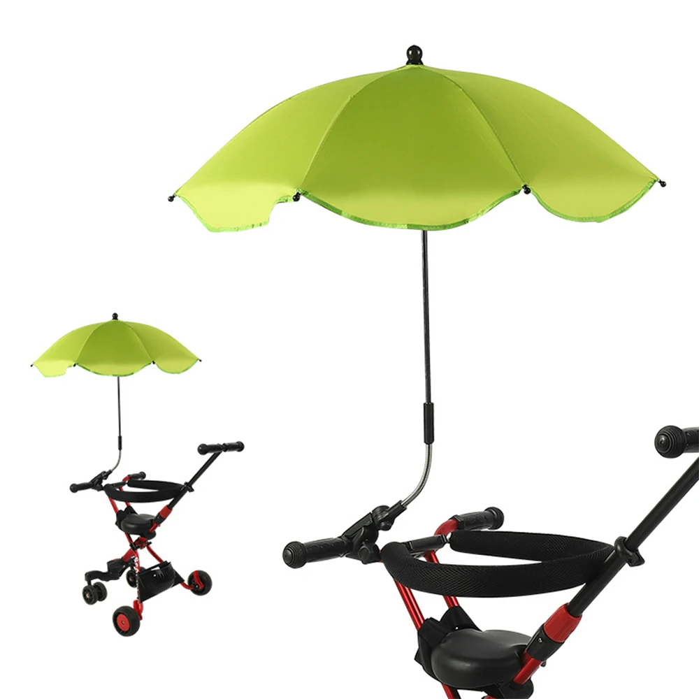 Baby Parasol Umbrella Buggy Pushchair Pram Adjustable Stroller Umbrellas Shade Canopy Sun Rain Brolly 1pcs