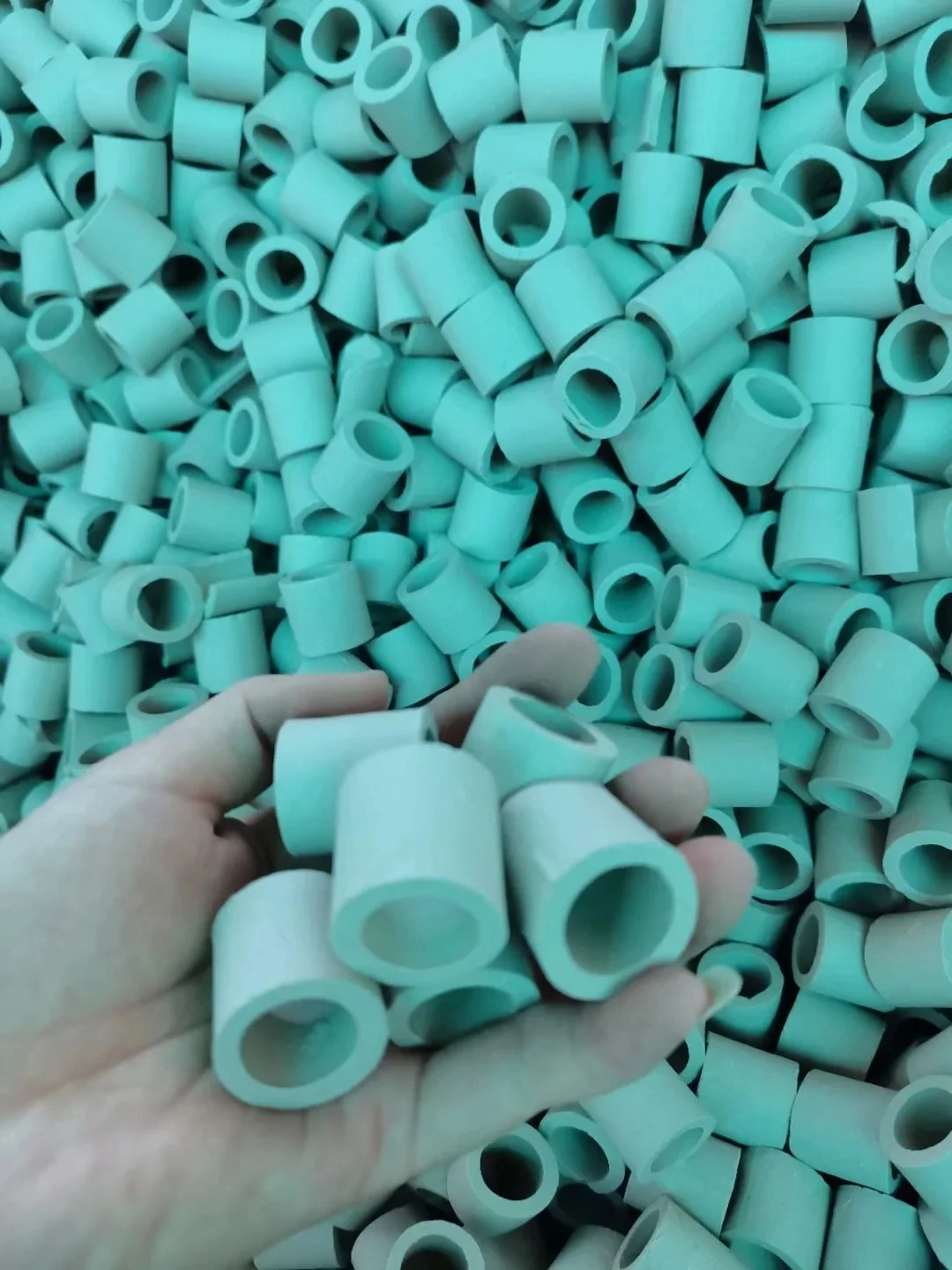 Ceramic Rasching Ring chemical random packing for ceramic scrubber packing