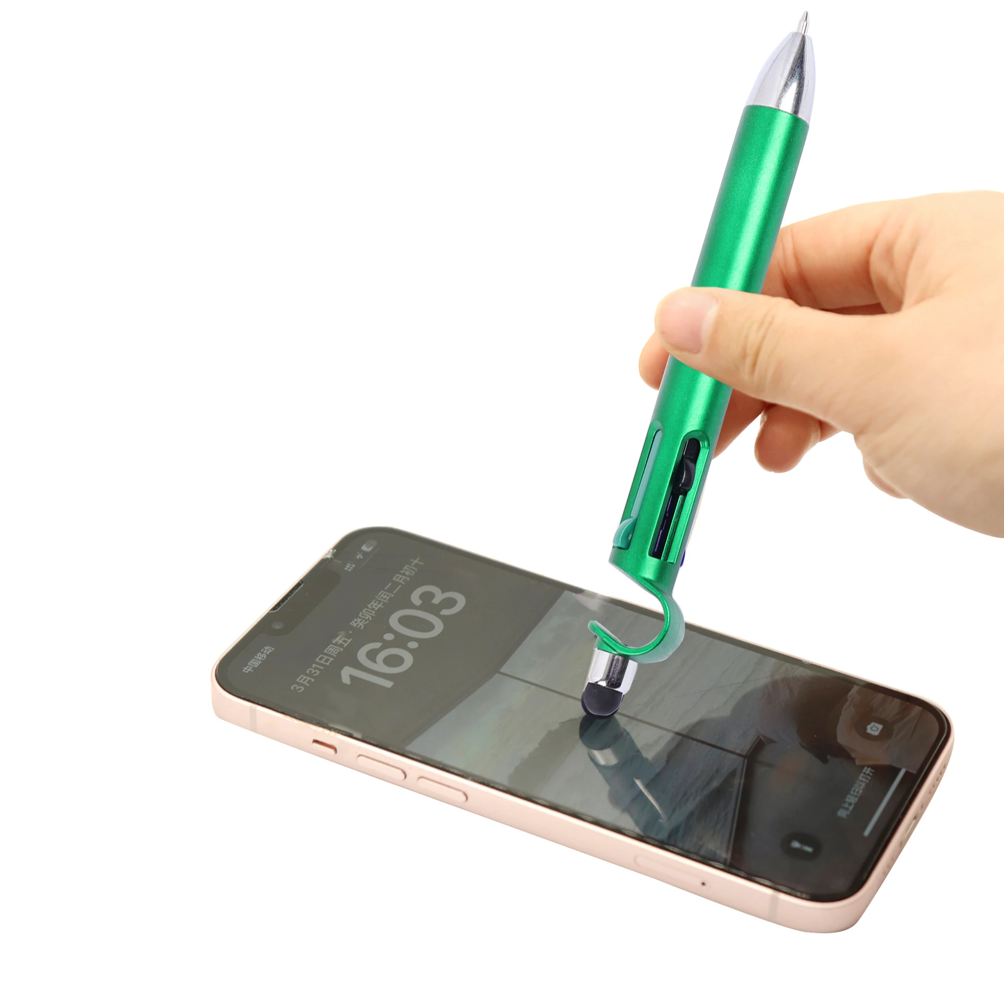Promotional Novelty Metal Multifunction Stylus Ball Pen With Custom Logo For Touch Screen Multicolor Ballpoint pens
