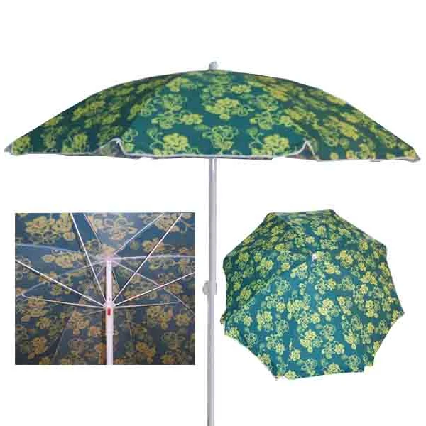 180 см * 8 к, пляжный зонт с цветочным принтом