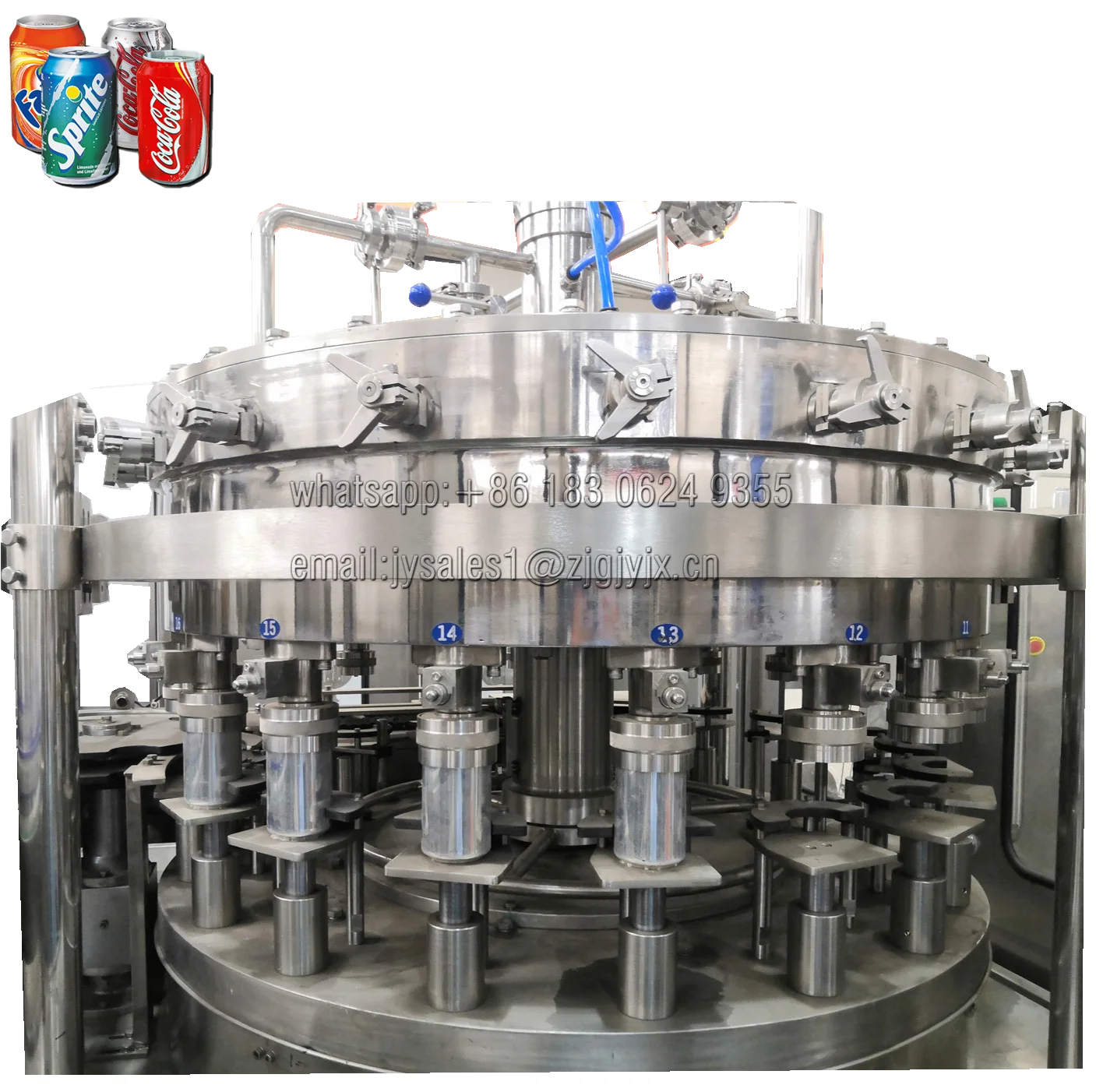 Automatic Tin Can Filler, Small Canning System, Canning Line Soda/ Tonic Water