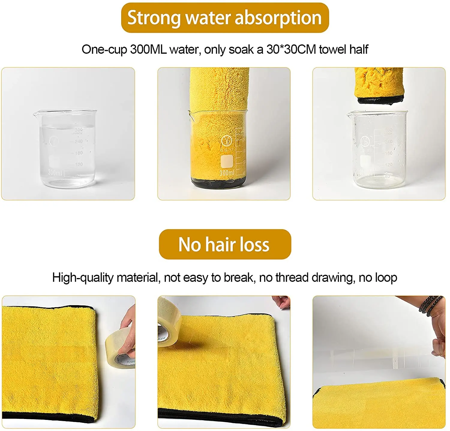 Summer hot sale Thicken fluffy care wax polishing buffing 800 gsm microfiber car towel cloth