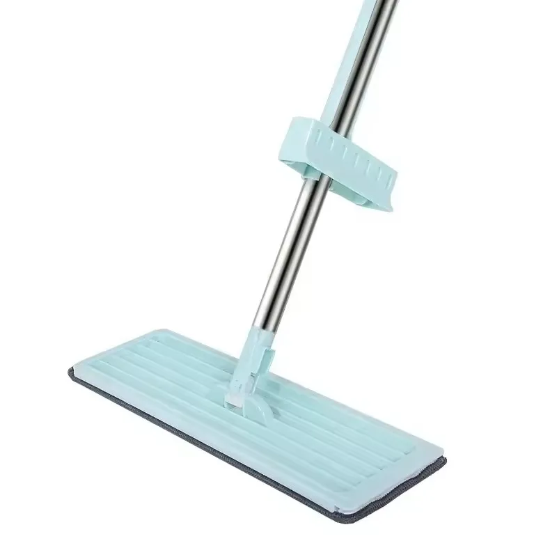 Hands-free 360 Floor Cleaner Microfiber Flat Squeeze Mop With Stainless Steel Handle Washable Pads