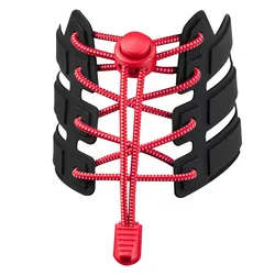 K445 New 19 colors Sneaker ShoeLaces Elastic No Tie Shoe Laces Stretching Lock Lazy laces Quick Rubber Shoelace Shoestrings