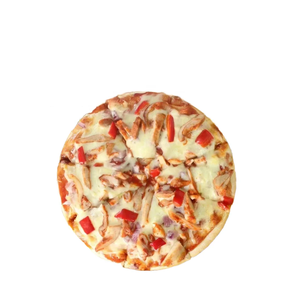 Cheese Afternoon tea Bakery Wholesale 9-inch Orleans chicken frozen pizza