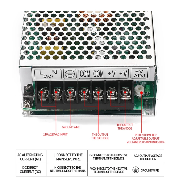 S-145 24V 6A dc single output 145w switching power supply
