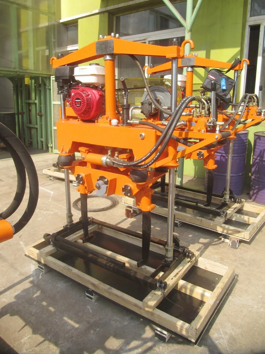 Электрический бензиновый Железнодорожный рельсовый трамбовочный станок