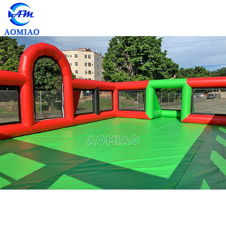 
Hot Sale Inflatable Soap Football / Soccer Field Giant football pitch 