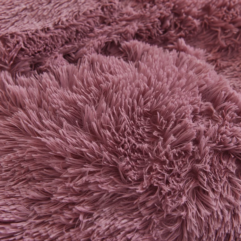Wholesale 100% Polyester Warm Faux Fur Velvet Plush Mink Fluffy Furry Bed Sheets Bedding Set Online