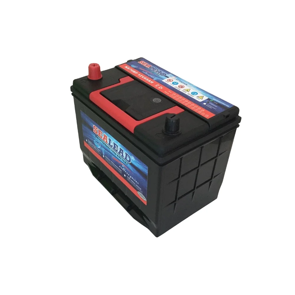 factory price high CCA  12V65AH sealed lead acid maintenance free car battery