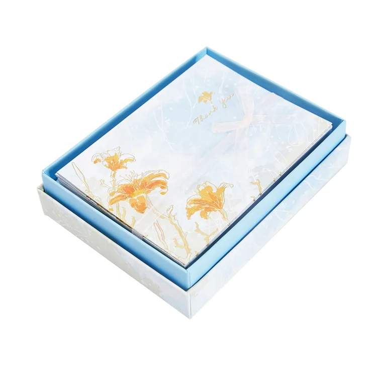 Поздравительные открытки Florals с гордостью в снежной упаковке, китайские поставщики, спасибо