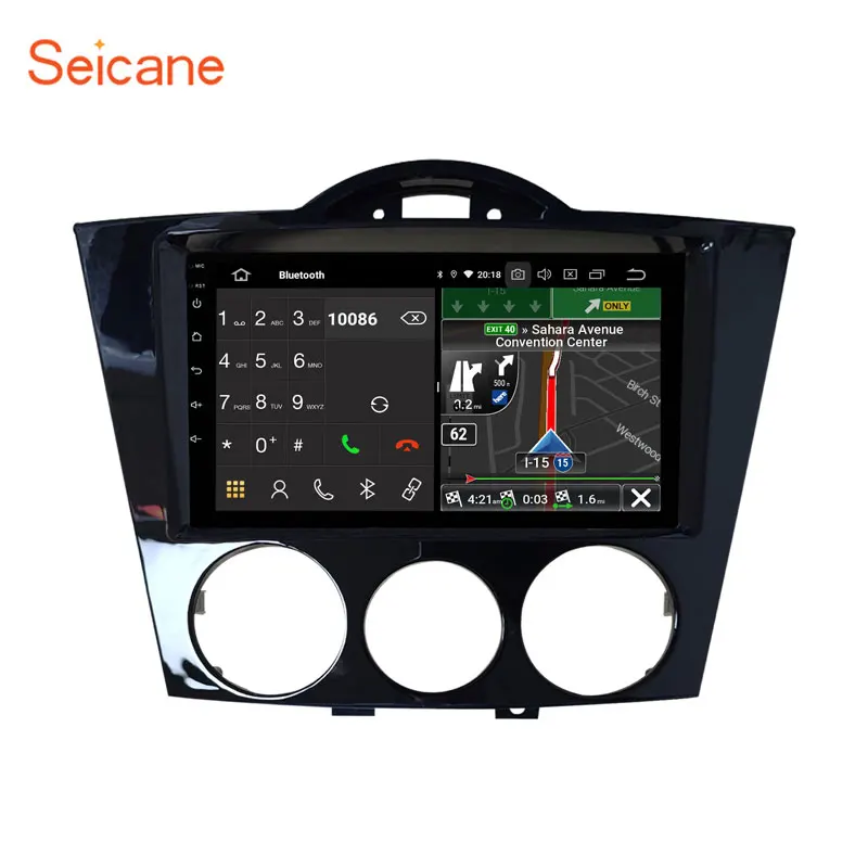 Top Pick Touch Screen Radio DVD Player for MAZDA RX8 2003-2021 with Built-in Wireless Carplay Android Support GPS Navigation