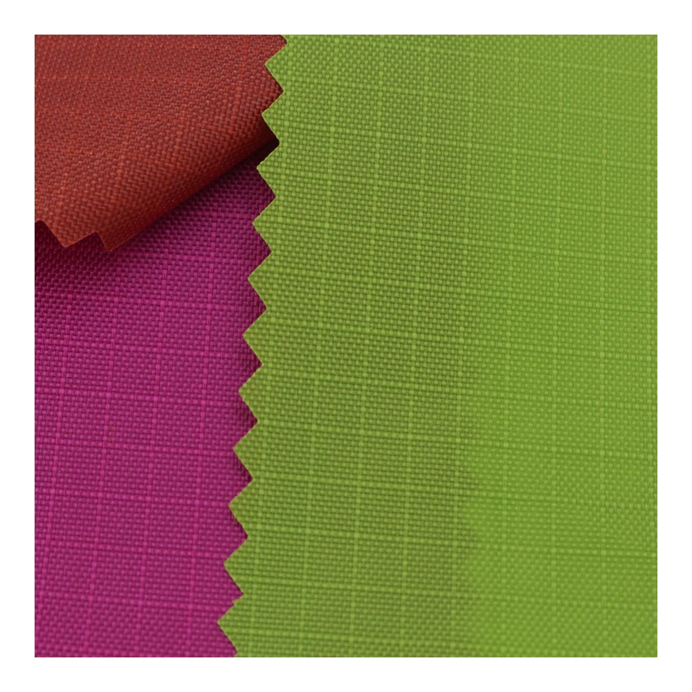 water repellent 210d 100% nylon ripstop nylon oxford fabric with pu coated