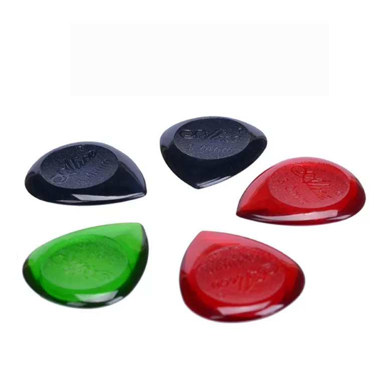 Wholesale Alice drop-shaped guitar picks 1mm/2mm/3mm Transparent Durable Clear PC GuitarPicks