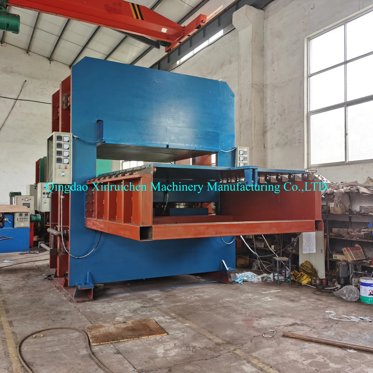 Large Flat Plate Vulcanizer Plastic Rubber Molding Machine/Hot Press Vulcanizer Fully Automatic