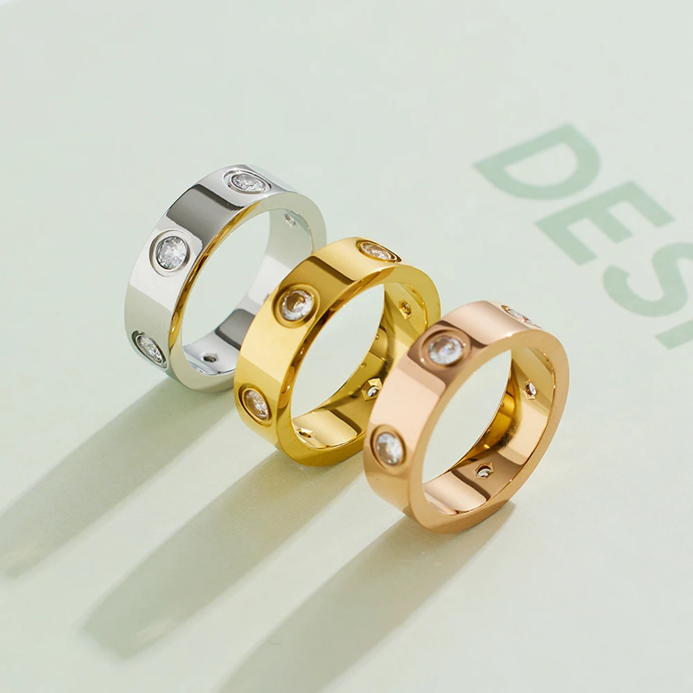 XIXI Bague Acier Inoxydable Nouveau Bijuterias Bridal Super September Bisuteria Western Sieraden Custom Fashion Jewelry Rings