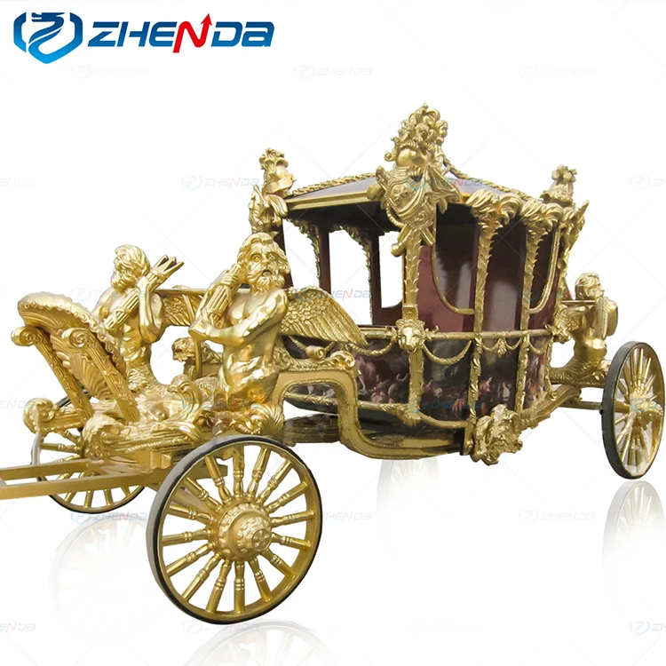 Custom designed Royal horse carriage High quality Royal horse carriage  Electric Royal horse carriage