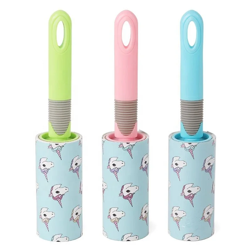 Pippi Amoy colorful handle pet sticky hair device 40 pumping sticker-type pet sticky hair device