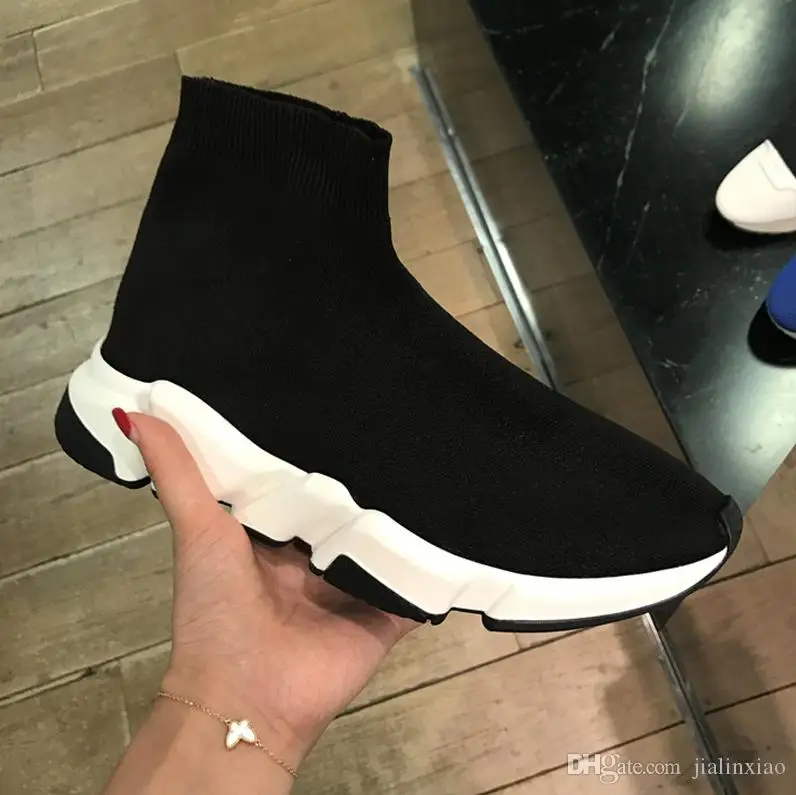 
2020 New Knit speed Trainer Sneakers Classic Brand designer Mens Womens Top Fashion Flat Sock Shoes Boot 