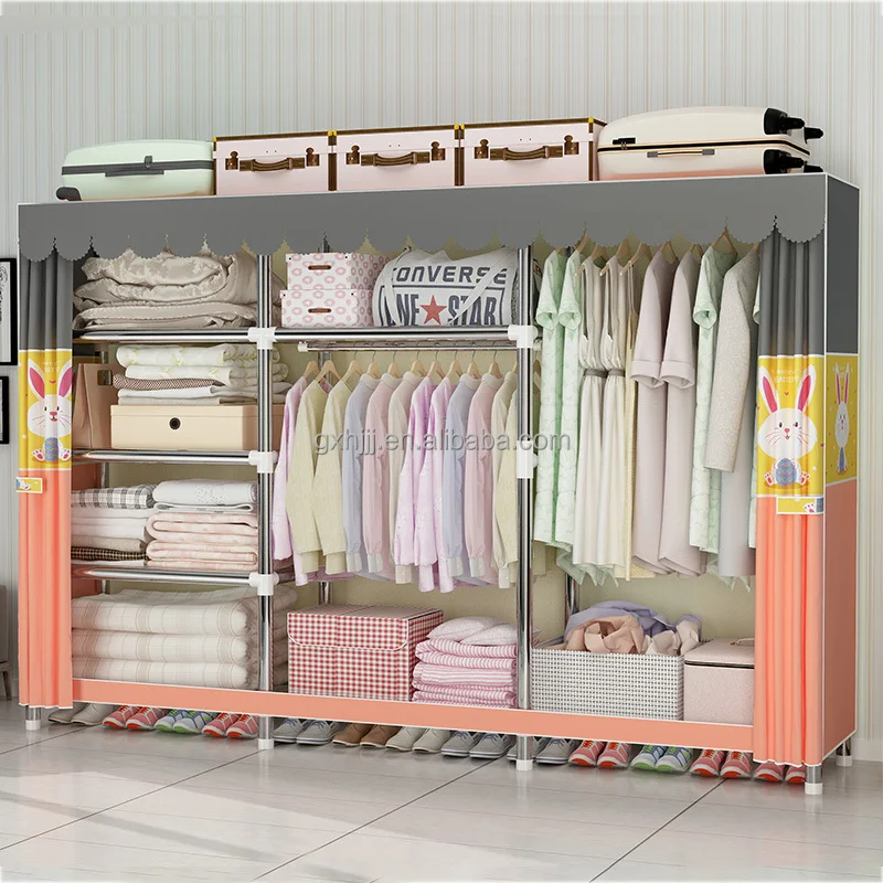 High Quality Bedroom Furniture Wardrobe Chinese Factory Direct Sale Combination Wardrobe For Clothes Storage With Low Price