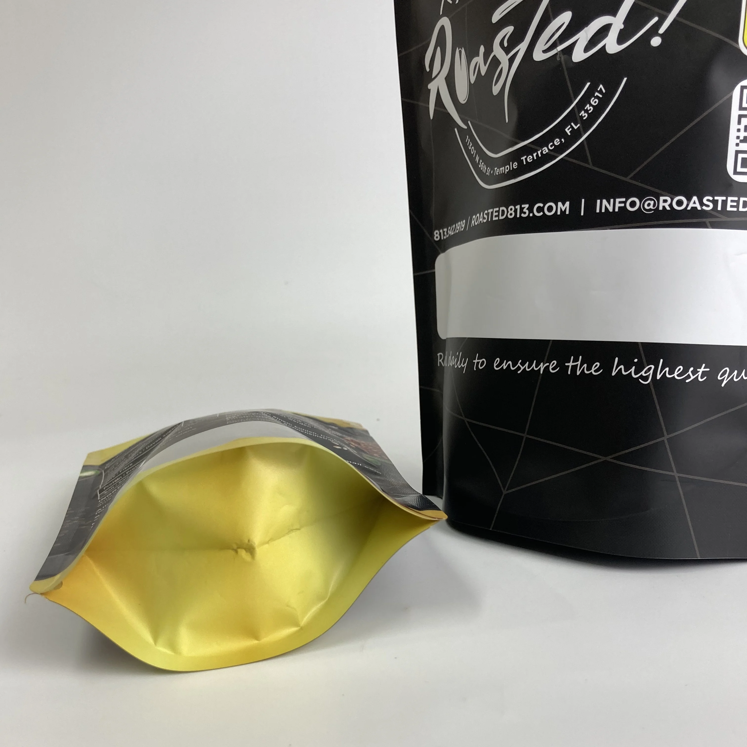 Custom Printed Stand Up Ziplock Plastic Bags For Food Spices With Window