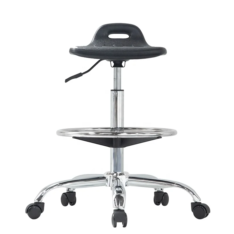 Modern best quality height adjustable standing up desk swivel office bar chair foot stool with backs