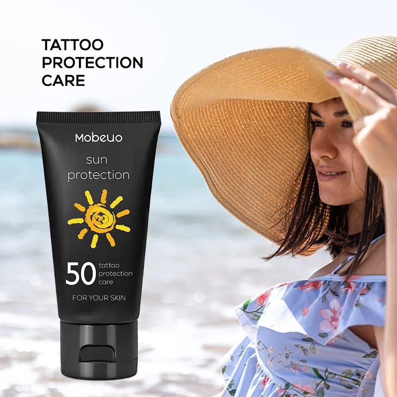 OEM 100% Natural Best Protects Color Moisturizing Reduces Redness Tattoo Cream Aftercare Painless Tattoo Aftercare Sunscreen