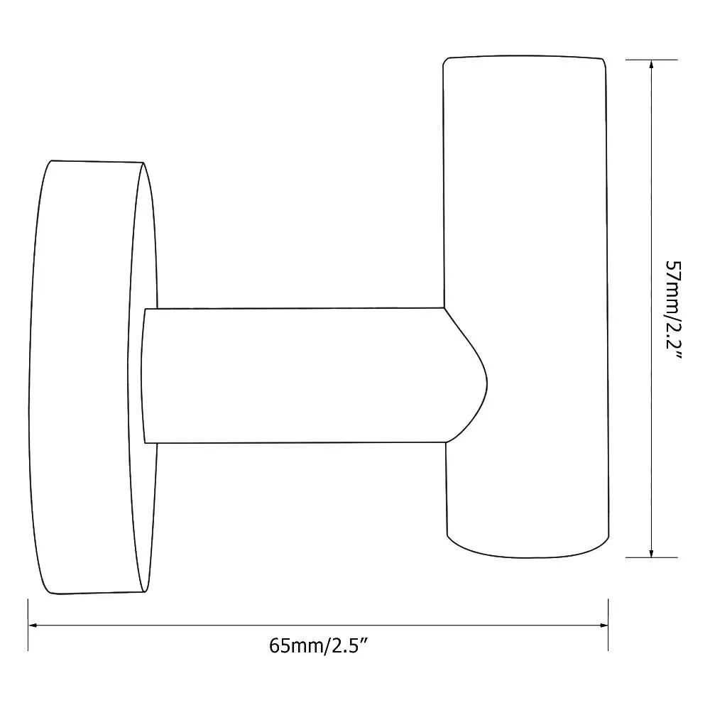 Heavy Duty Single Hook Stainless Steel Hooks for Bathroom and Kitchen