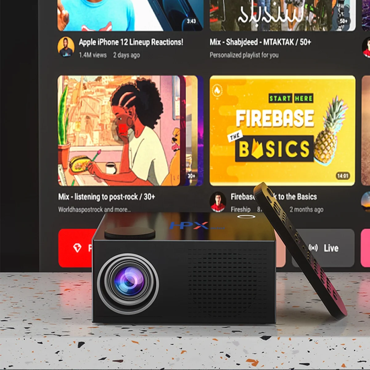 projector home theater 3d Supports 4K video decoding screen tv smart educational short throw projector