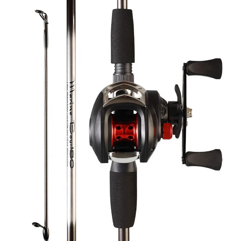 Palmer 1.8m 95g M power surf cast fiberclass fishing rod and reel combo full set kit saltwater bait casting rod wholesale
