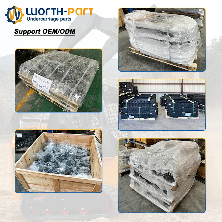 T140 6732903 Rear Idler For Mini Equipment Skid Steer Compact Loader Undercarriage Parts