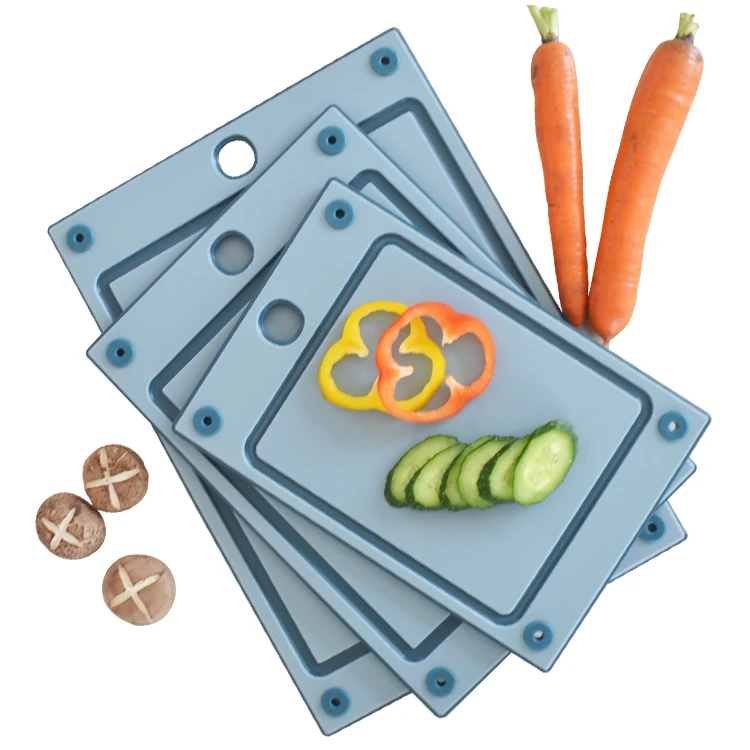 Customized Plastic PP Cutting Board  Kitchen Non-slip Double sided Cutting Board