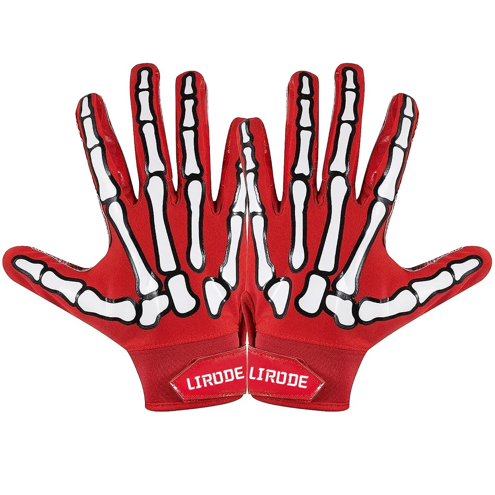 Hot sell  All American customized American football glove non slip Gloves Custom Design Grip American Football Gloves