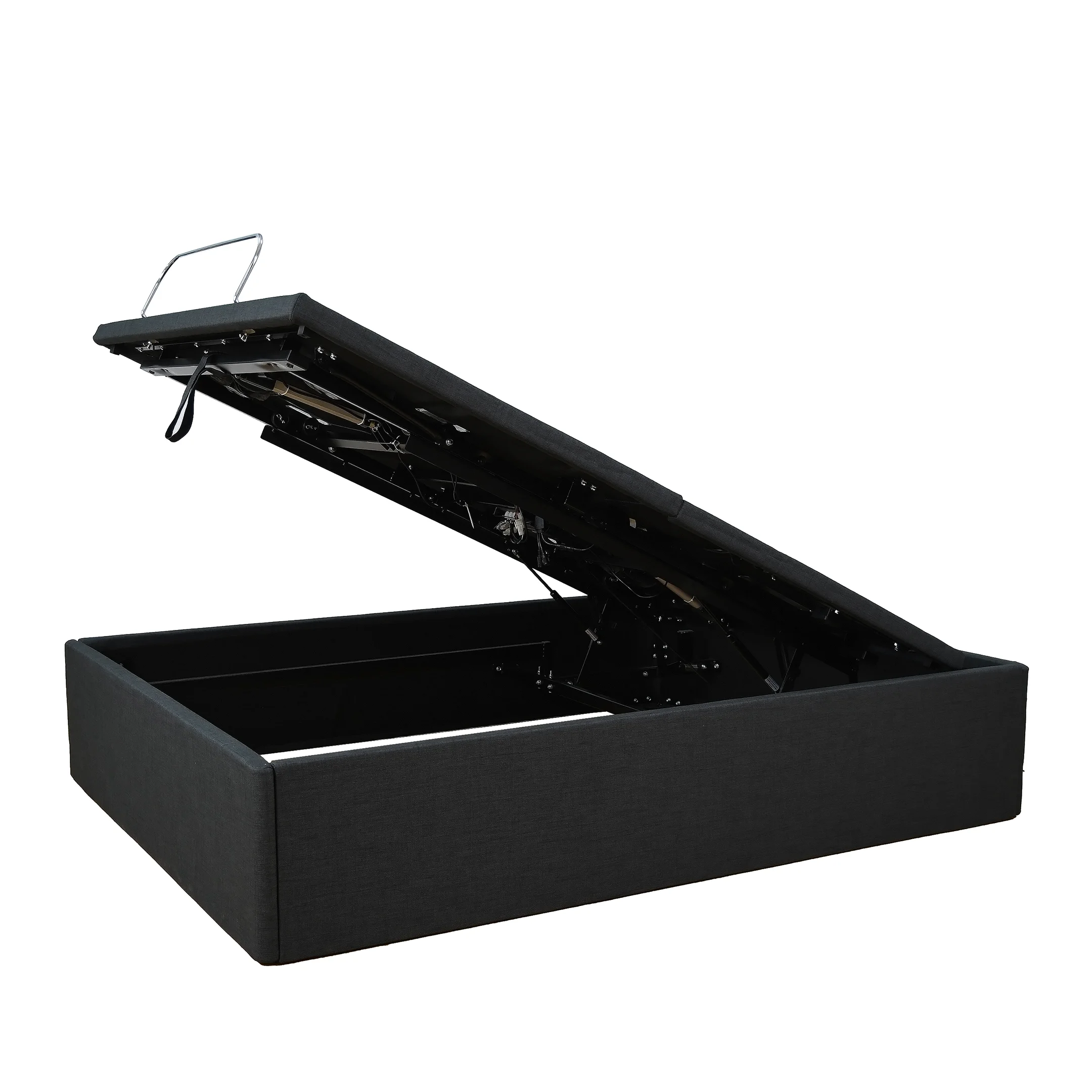 Rondure Wireless Remote Ottoman Electric Adjustable Bed Storage Electric Bed Frame Motion Storage  Bed