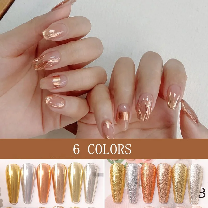 Laser Manicure Nails Kit Pigmented Chrome Dipping Glitter Magic Mirror Solid Nail Acrylic Powder