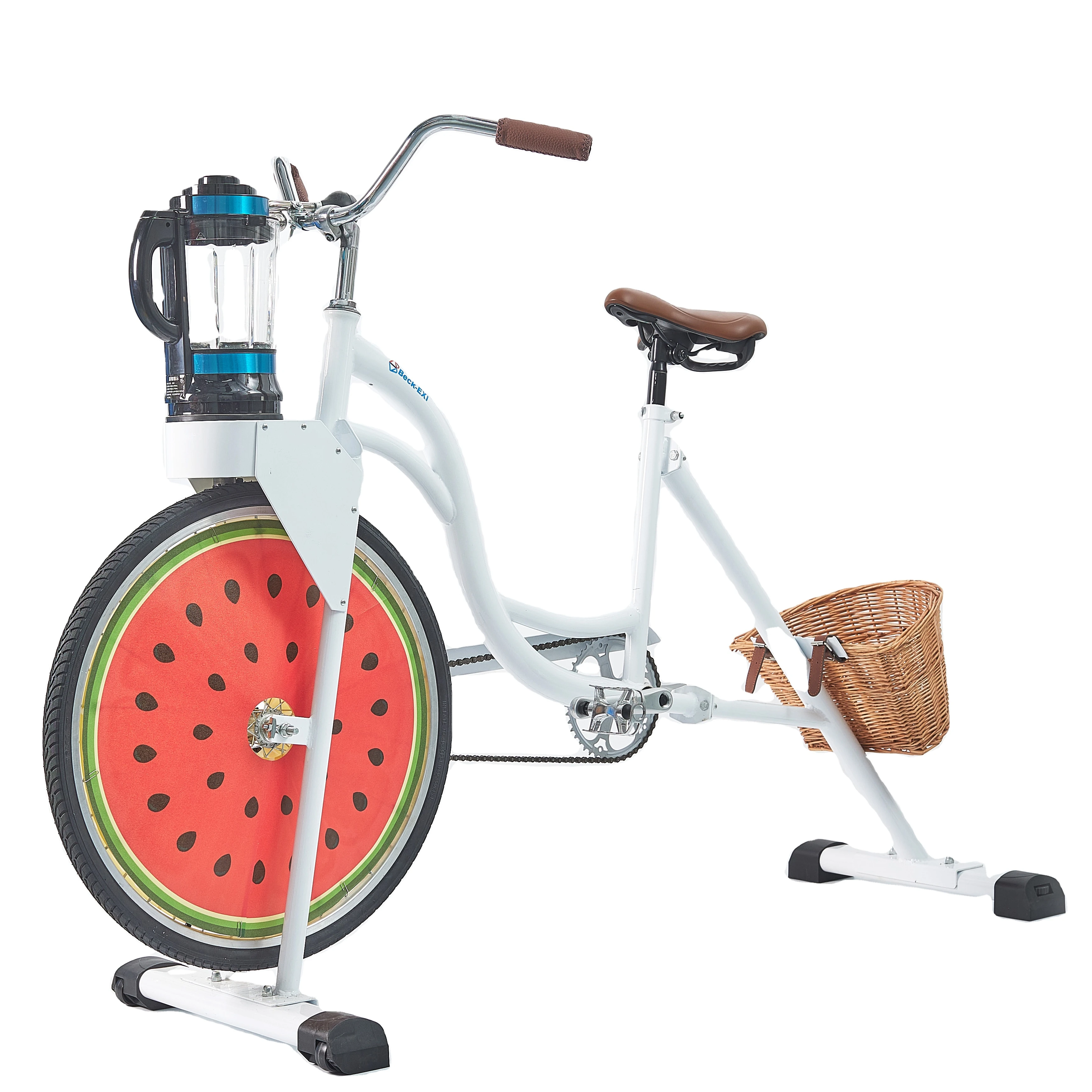 EXI commercial non-electric orange juice machine/smoothie blender chopper bicycle