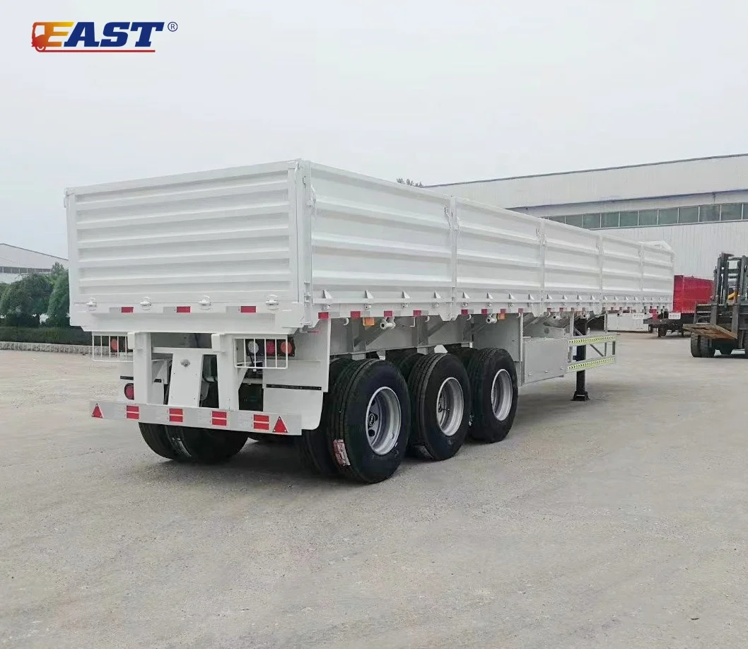 EAST Grain transport trailer with small door on side wall