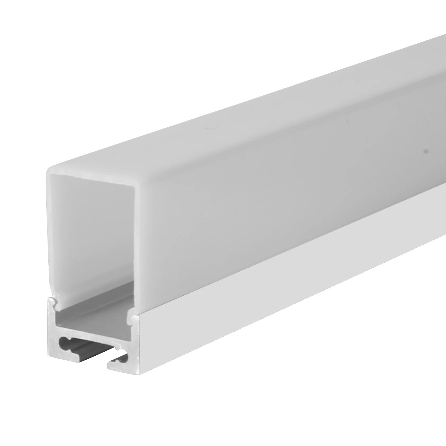 20x36,5 мм 3-стороннее освещение светящиеся анодированный светодиодные полосы света алюминиевый профиль с более высокой диффузор подвесная или поверхностного монтажа