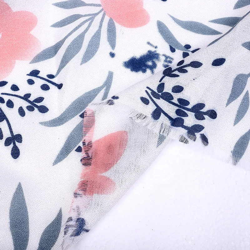 Fashion Ribbed Hijab Chiffon Scarf Silk Hijab Pleated Hijab Scarves Travel Scarf Blanket Women