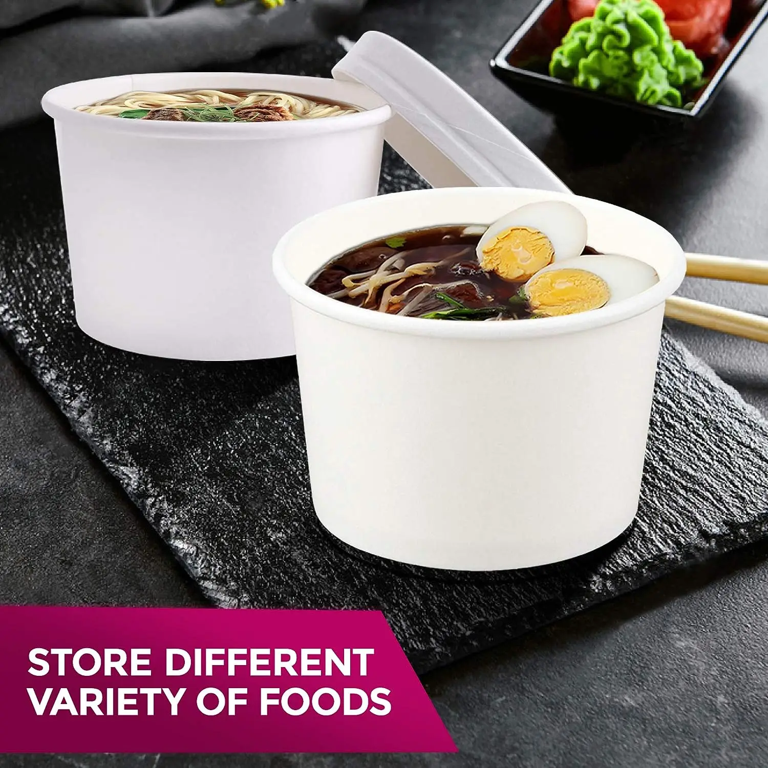 Logo Printed Manufacturer Customized Disposable Ice Cream Paper Food Cup Wholesale For Hot Soup