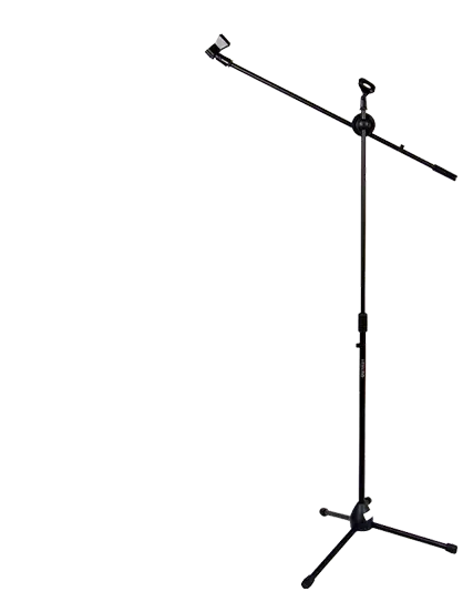 Adjustable Heavy Duty Microphone Stand Base Foldable Telescopic Speaker Mike Stand Floor Tripod Desktop