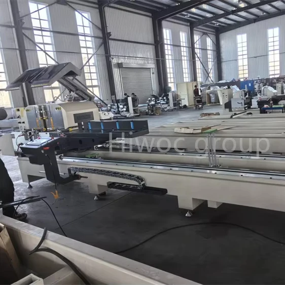 Heavy Duty 45/90 Degree Angle Window Frame Profile Miter Saw CNC Automatic Double Head Aluminum Cutting Machine LJZ2S-550X4200