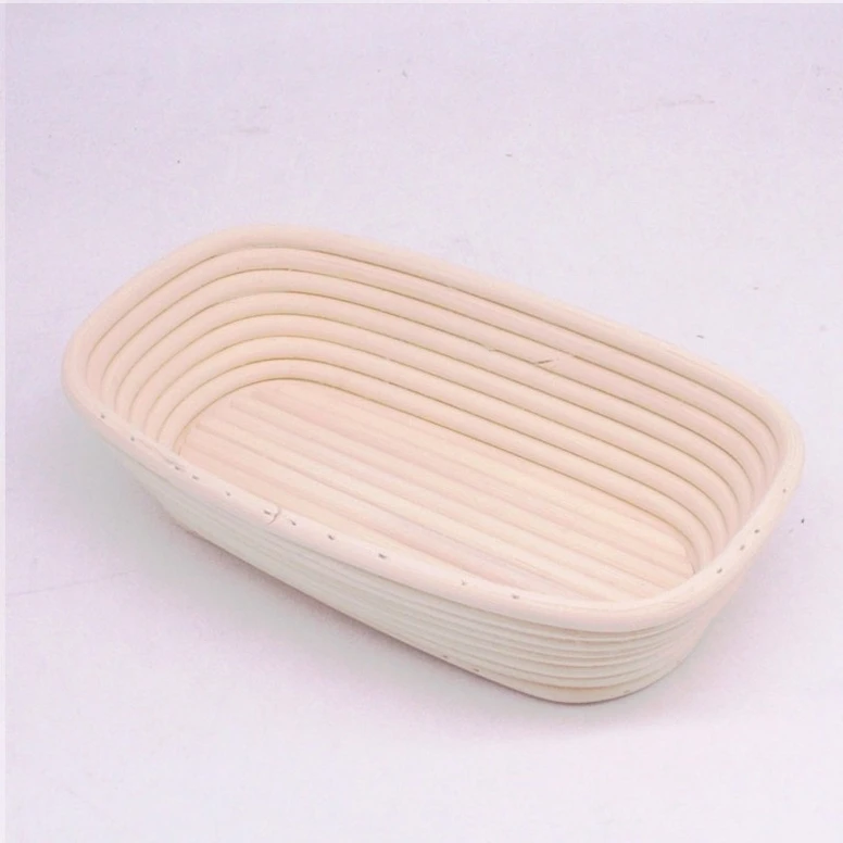 Banneton Proofing Basket Large Oval Bread Warming With Stone Marking Tool Baking Cloth Reuse Wicker Baskets For Lame Circle